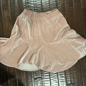 Mia Joy Joyfolie Blush Pink Velvet Skirt Girls Size 7 Boutique